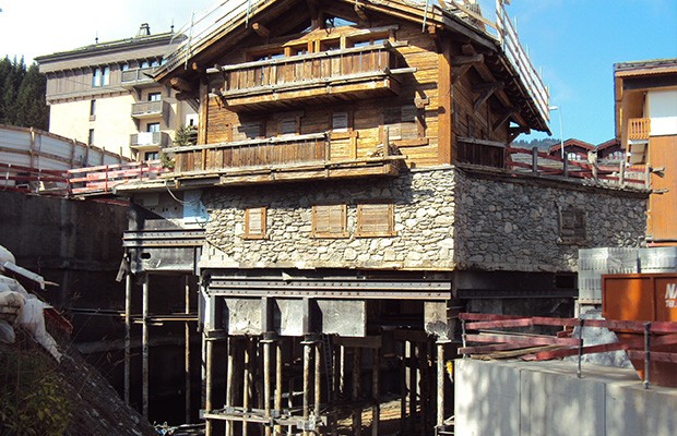 Soutènement - Chalet Tahoe à Courchevel 1850